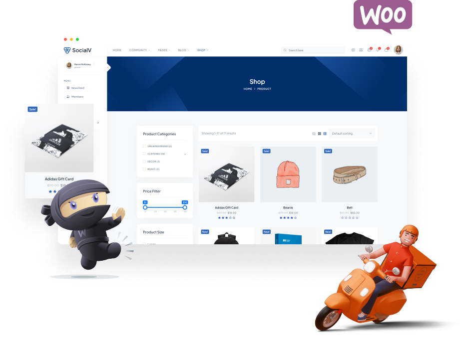 woocommerce-socialv